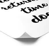 お金が返らないから旅行する ポスター (角)