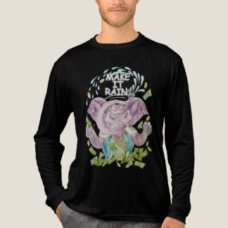 お金が降るデザインのメンズ服 トライブレンドTシャツ