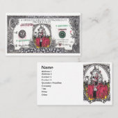 お金すべての悪の根 名刺 (正面/裏面)