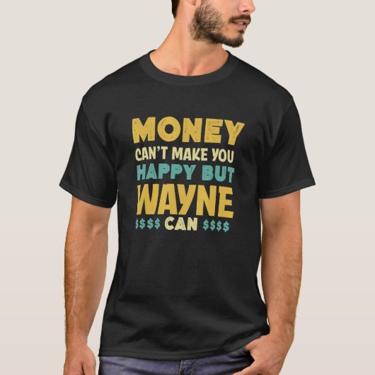 お金ではユーモアを言い表せないほど幸せになる Tシャツ (正面)