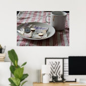 お金とコーヒー ポスター (ホームオフィス)