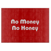 お金なし蜂蜜 カッティングボード (正面)