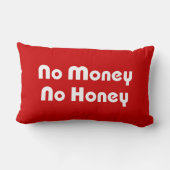 お金なし蜂蜜 ランバークッション (裏面)