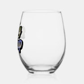 お金のためにヤップ茎のないワイングラス ステムなしワイングラス (左)