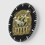 お金のカエル,ラッキートッド,ジンちゃん – サクセスラッキーラッキー ラージ壁時計 (傾斜)