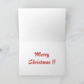 お金のクリスマスカード シーズンカード (内部)