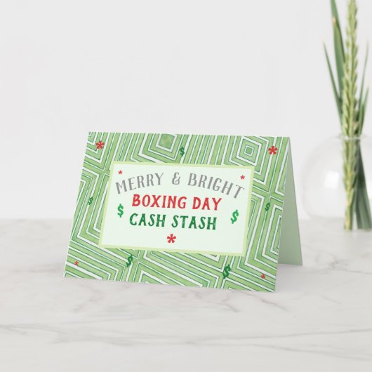 お金のクリスマスカード シーズンカード (正面)