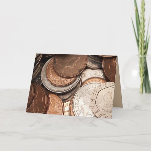 お金のグリーティングカード カード (正面)