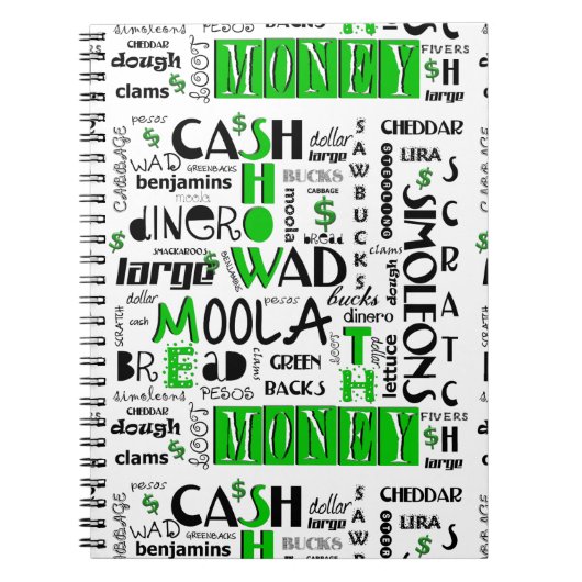 お金のスパイラルのノートブックを表示 ノートブック (正面)