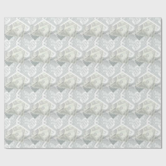 お金のドルのギフトの包装紙 ラッピングペーパー (フラット)