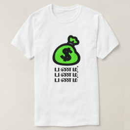 お金のバッグおよびタミル人の単語のபணம் Tシャツ
