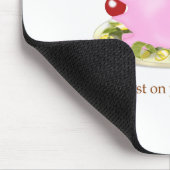 お金のベッドの上の乳飲み色素沈着性銀行 マウスパッド (コーナー)