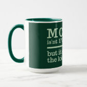 お金のマグ-スタイル及び色を選んで下さい マグカップ (左)