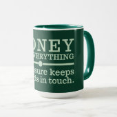 お金のマグ-スタイル及び色を選んで下さい マグカップ (正面右)
