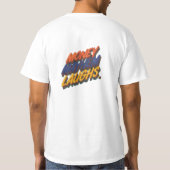「お金のマジでTシャツを笑う」 Tシャツ (裏面)