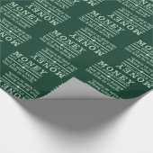 お金の包装紙 ラッピングペーパー (角)