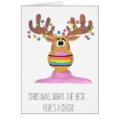 お金の同封ギフトLGBTルドルフ仮面トナカイ (正面)