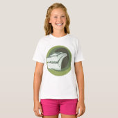 お金の山 グリーン紙幣 Tシャツ (正面フル)