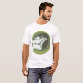 お金の山 グリーン紙幣 Tシャツ (正面フル)