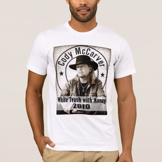 お金の巡航のプアホワイト Tシャツ (正面)