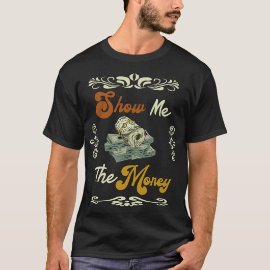 お金の引用文 Tシャツ (正面)