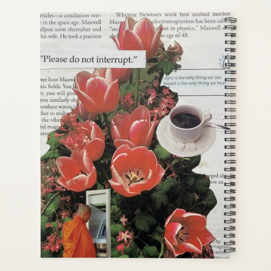 お金の朝のコーヒータイムを中断しない プランナー手帳 (裏面)