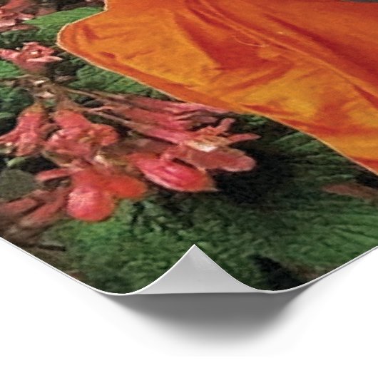 お金の朝のコーヒータイムを中断しない ポスター (角)