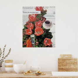 お金の朝のコーヒータイムを中断しない ポスター