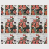 お金の朝のコーヒータイムを中断しない ラッピングペーパー (フラット)