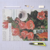 お金の朝のコーヒータイムを中断しない 薄葉紙 (クラフト)