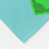 お金の目をした絵文字のブランケット フリースブランケット (角)