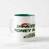 お金の磁石のマグ ツートーンマグカップ (正面左)