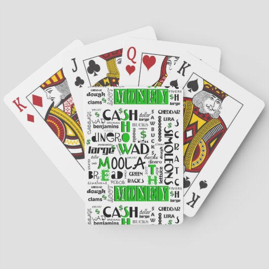 お金の自転車トランプ トランプ (裏面)