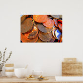 お金の色 ポスター (キッチン)