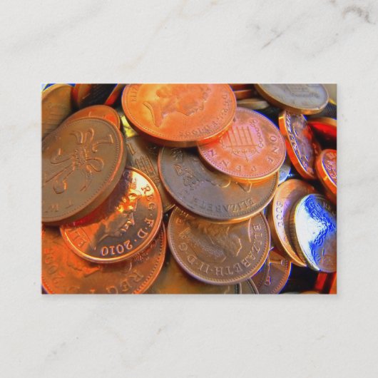 お金の色 名刺 (正面)