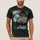 お金の落書きの芸術のワイシャツを得て下さい Tシャツ (正面)