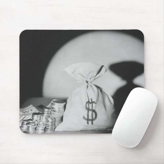 お金の袋 マウスパッド (マウス)