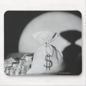 お金の袋 マウスパッド (正面)