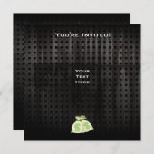 お金の袋; 無骨 招待状 (正面/裏面)