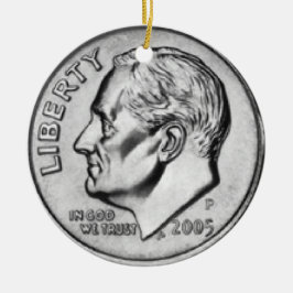 お金の装飾 セラミックオーナメント