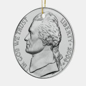 お金の装飾 セラミックオーナメント (左)