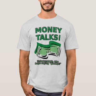 お金の話は笑えるTシャツ Tシャツ