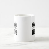 お金の話、私はいつも別れを言う コーヒーマグカップ (中央)