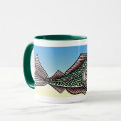 お金の魚のマグ マグカップ (正面左)