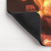 お金のMammonの鬼の神 マウスパッド (コーナー)