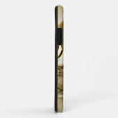 お金は世界を動かすのまわりに、お金の世界の金ゴールド Case-Mate iPhoneケース (裏面/右)