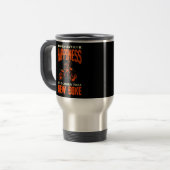 お金は幸せ買に新しいバイクバイク トラベルマグ (正面左)