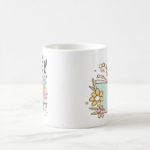 お金は幸せ買本マグできない コーヒーマグカップ (中央)