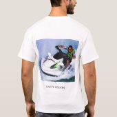 お金は幸福を買うことができません Tシャツ (裏面)