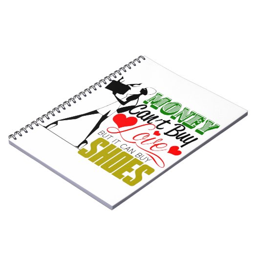 お金は愛靴を買うことができません ノートブック (左側)